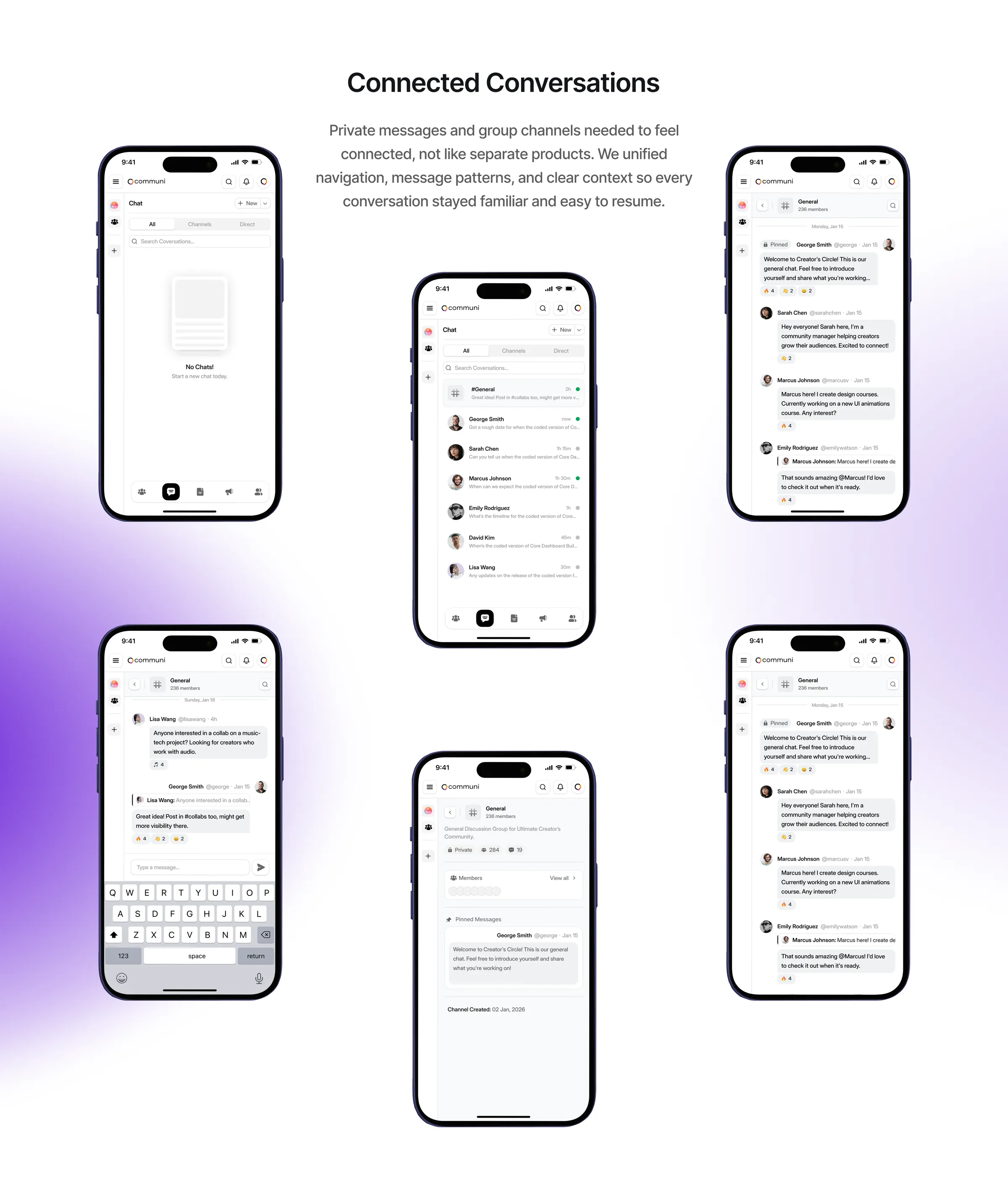 Connected conversations