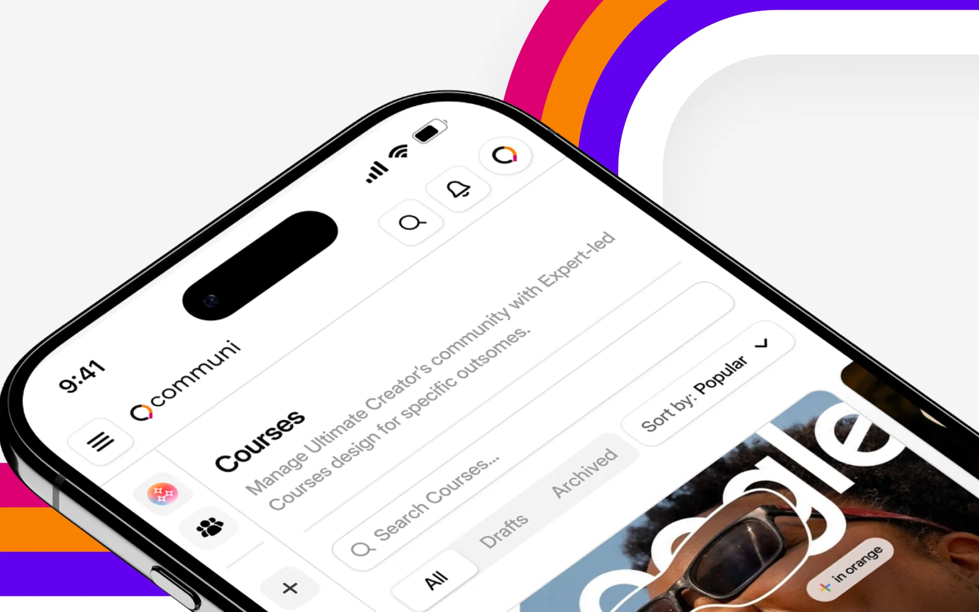 Communi, mobile app
