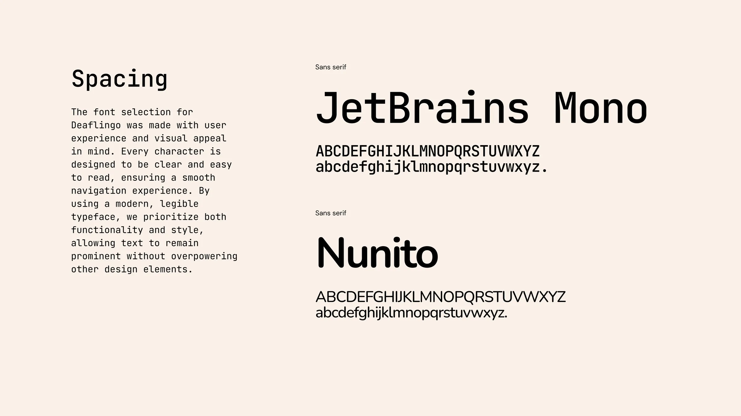 JetBrains Mono and Nunito