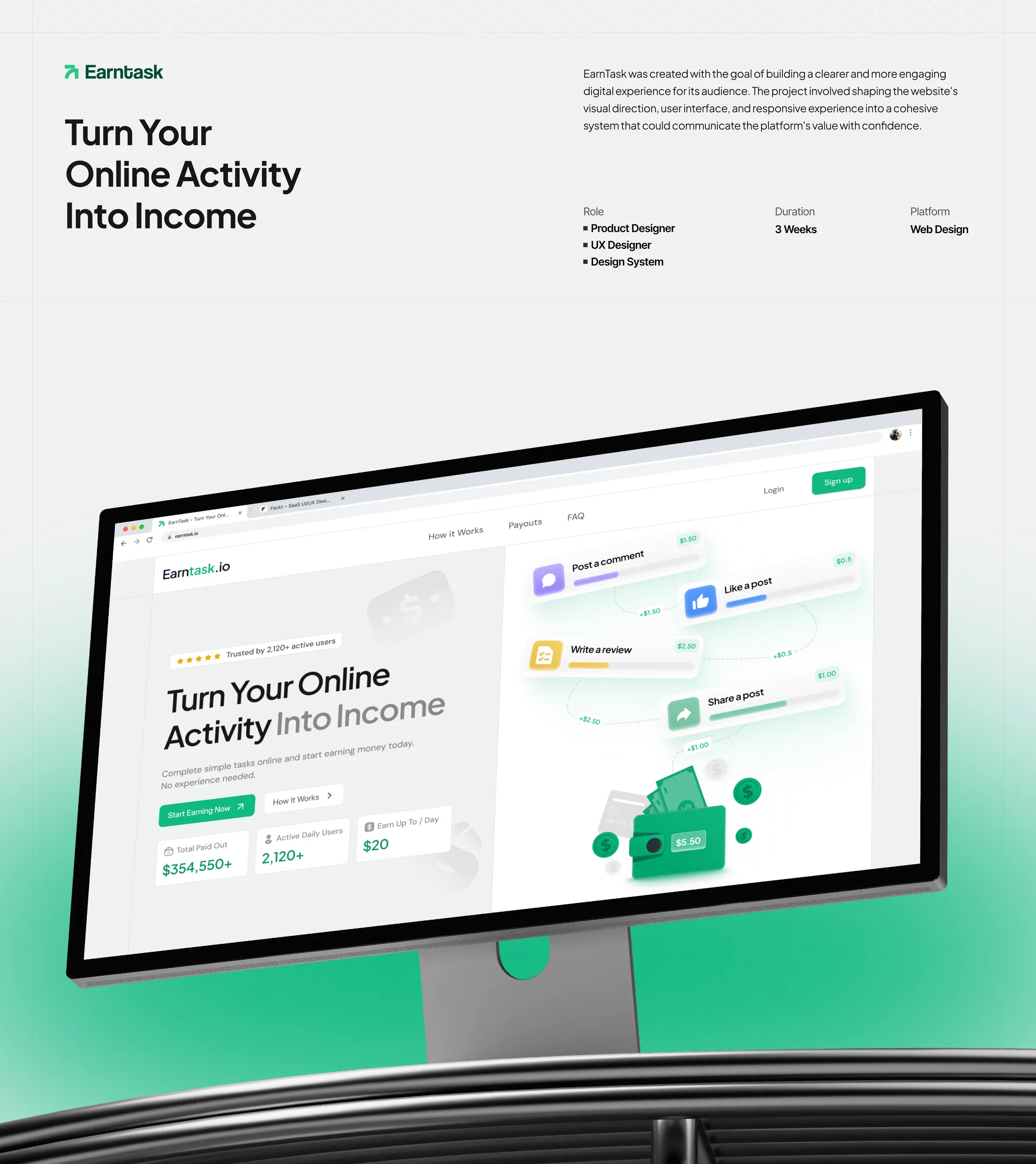 Turn your online activity into income