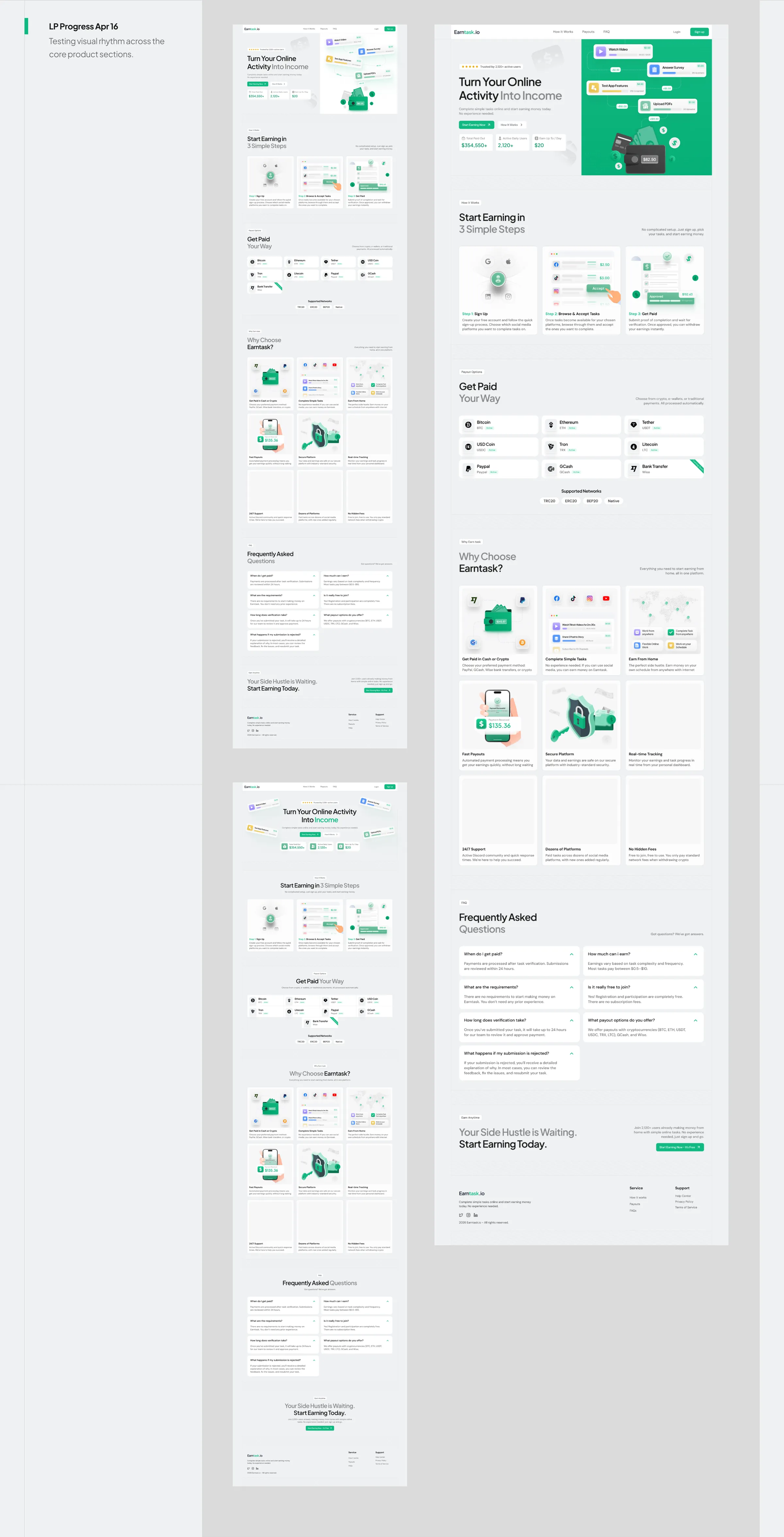 Wireframes to UI