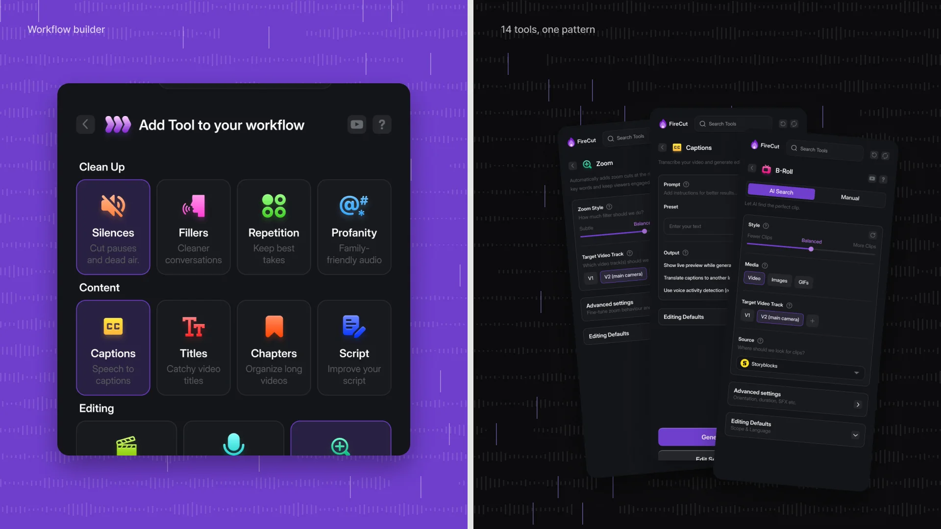 Workflow builder, and one pattern for every tool
