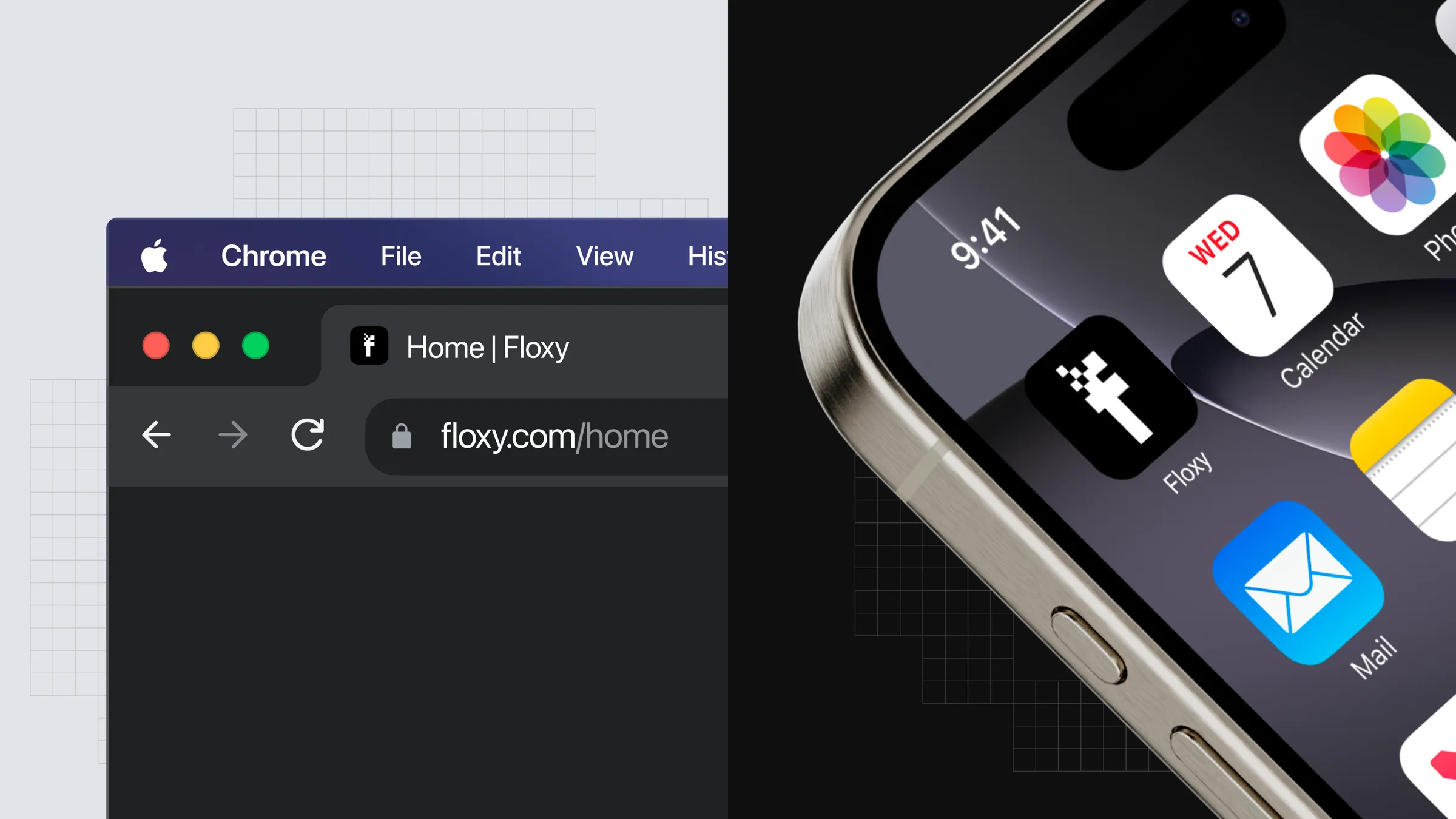 In the browser and on the home screen