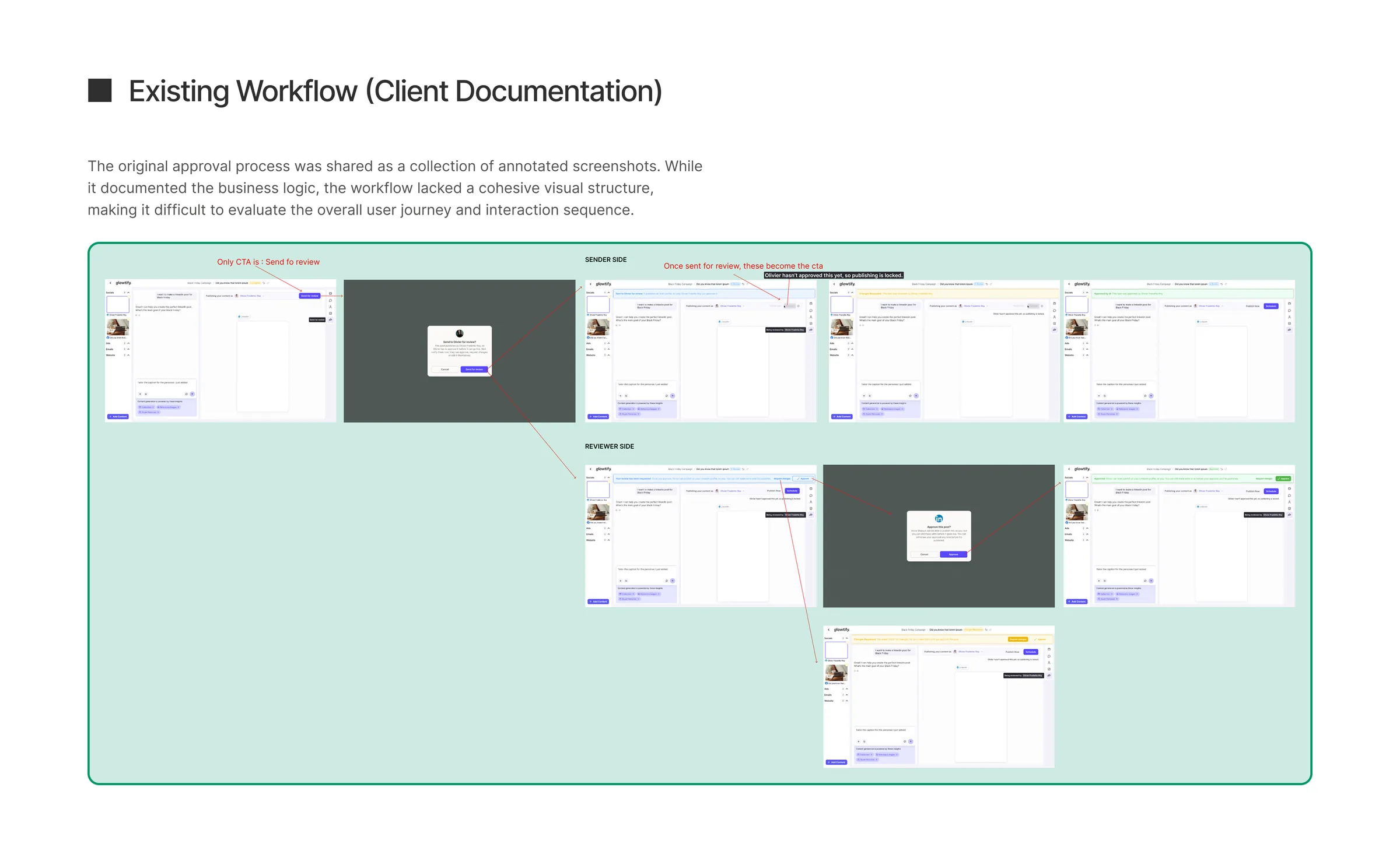 The client documentation we started from