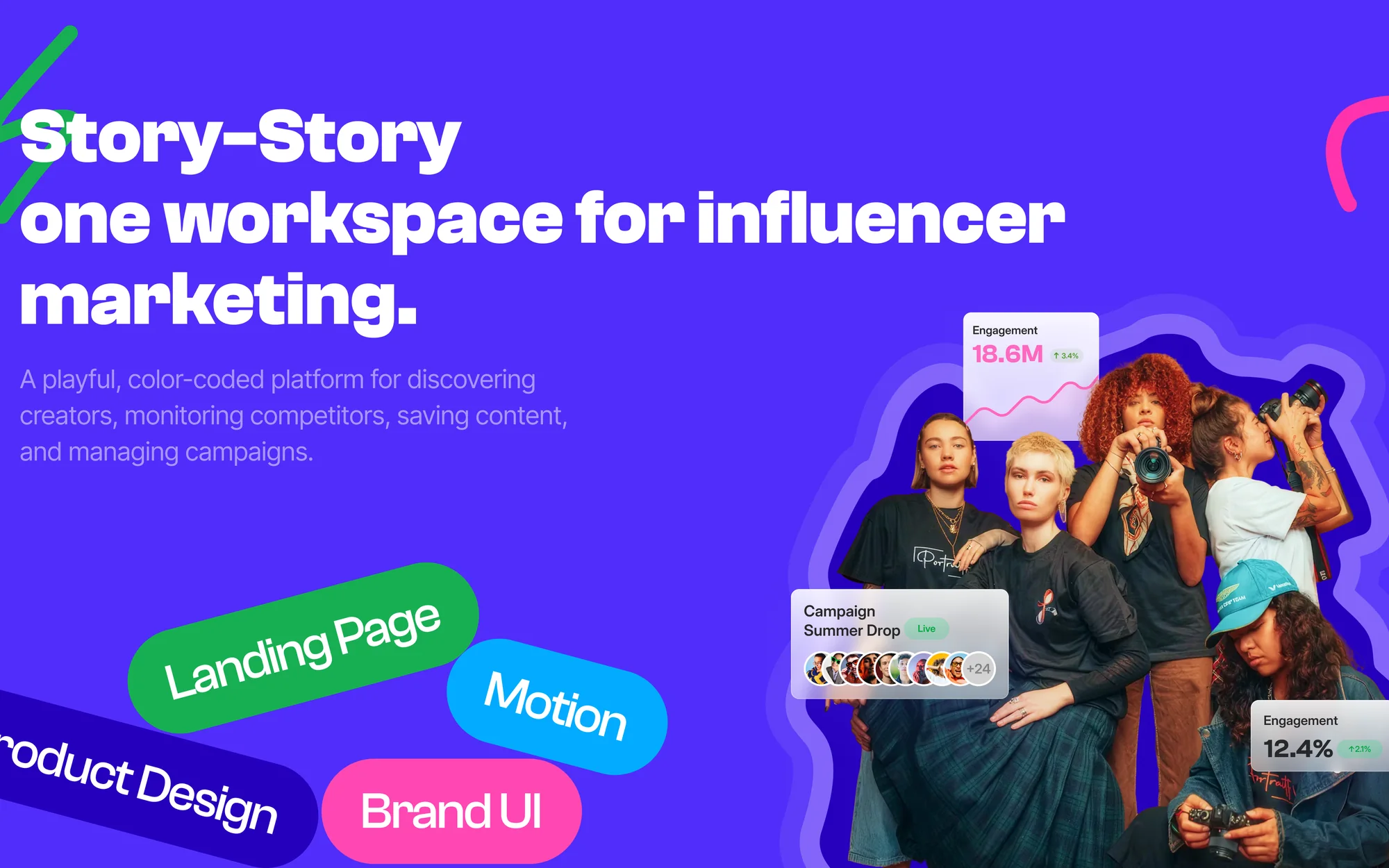 Story-Story, web design and branding by Fackt