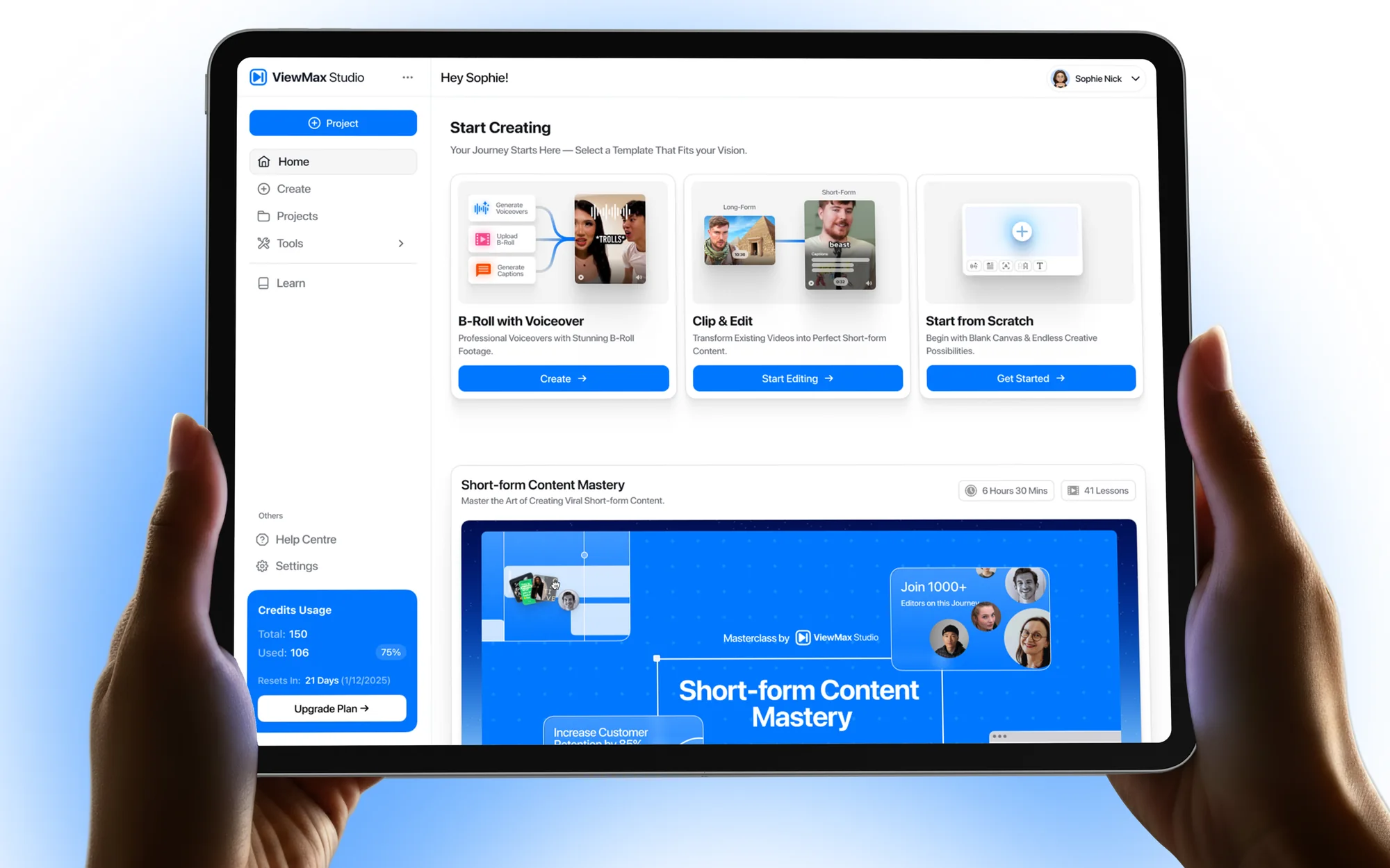 ViewMax, product and web design